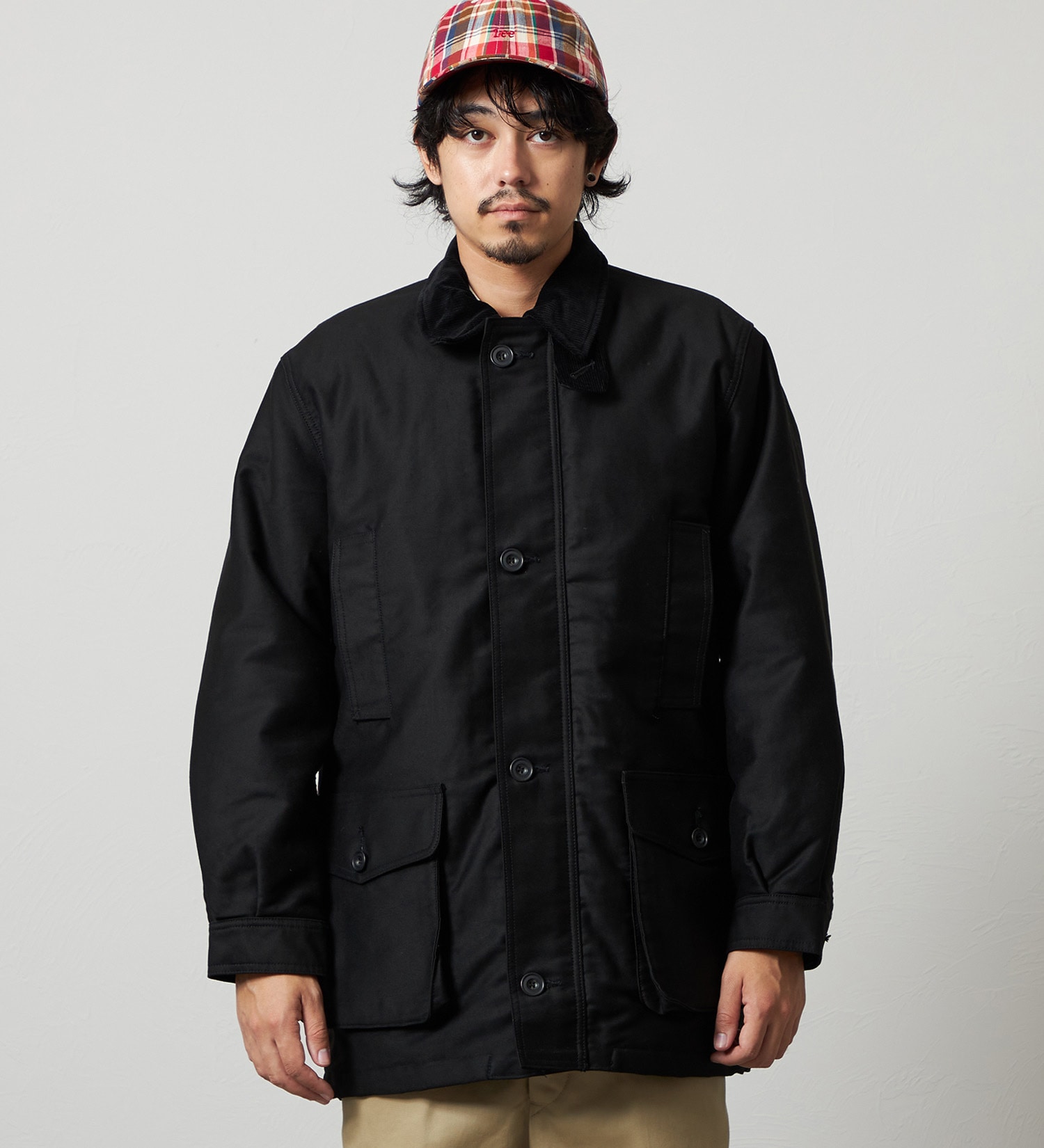 Lee(リー)の【直営店/EＣ別注】ハンティングコート/暖/アウター|ジャケット/アウター/その他アウター/メンズ|ブラック