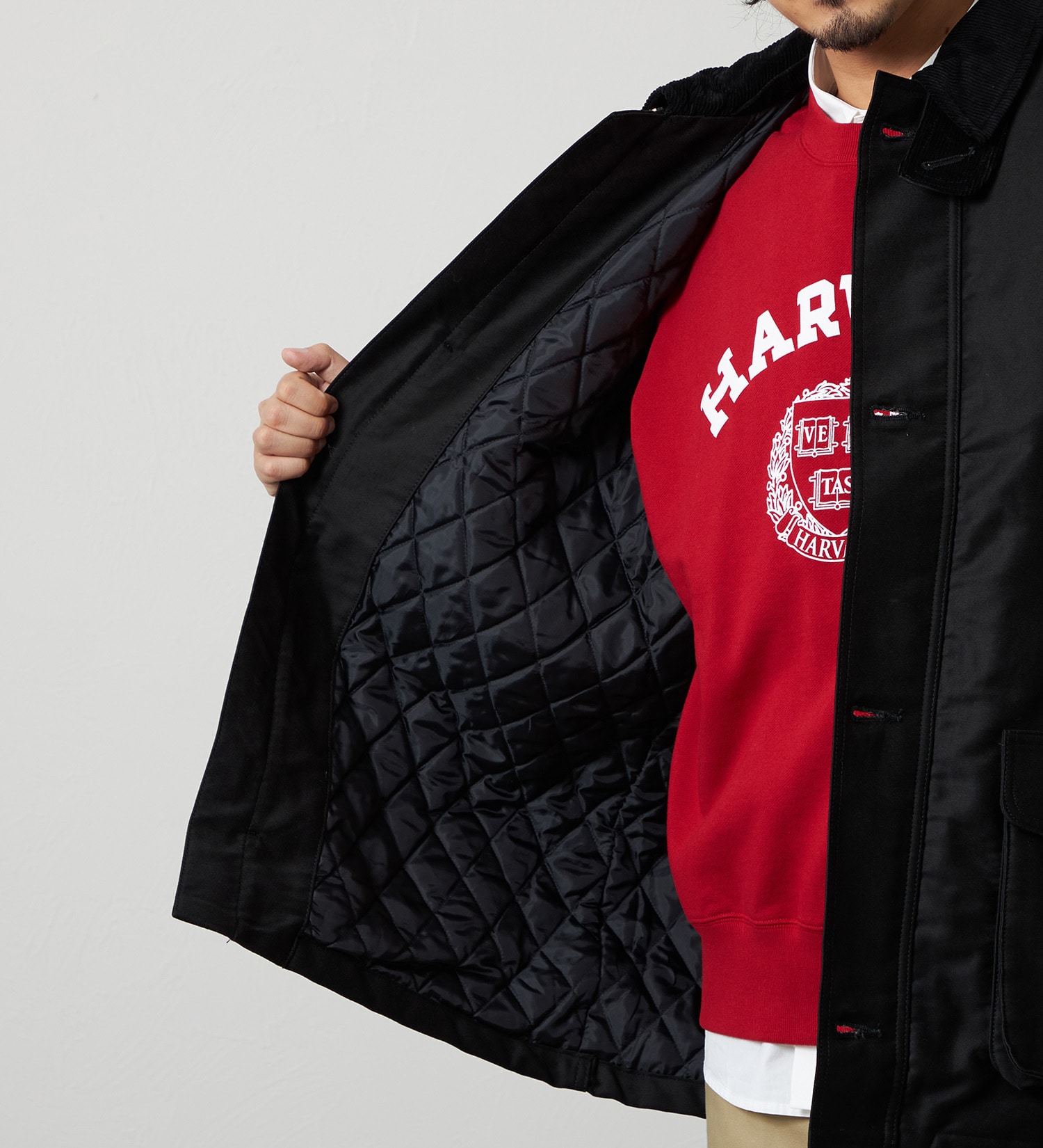 Lee(リー)の【直営店/EＣ別注】ハンティングコート/暖/アウター|ジャケット/アウター/その他アウター/メンズ|ブラック