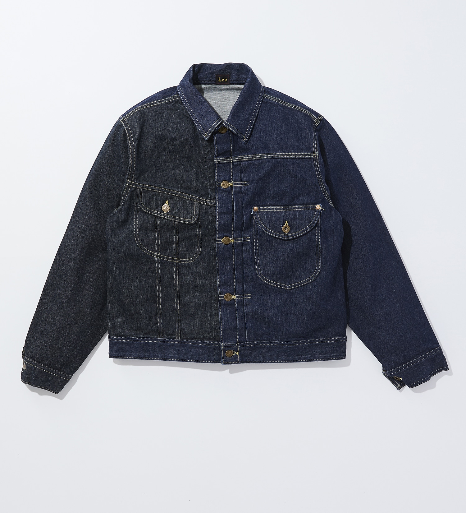 Lee(リー)の【直営店/EC別注】Doking Jacket / ドッキングデニムジャケット|ジャケット/アウター/デニムジャケット/メンズ|インディゴブルー