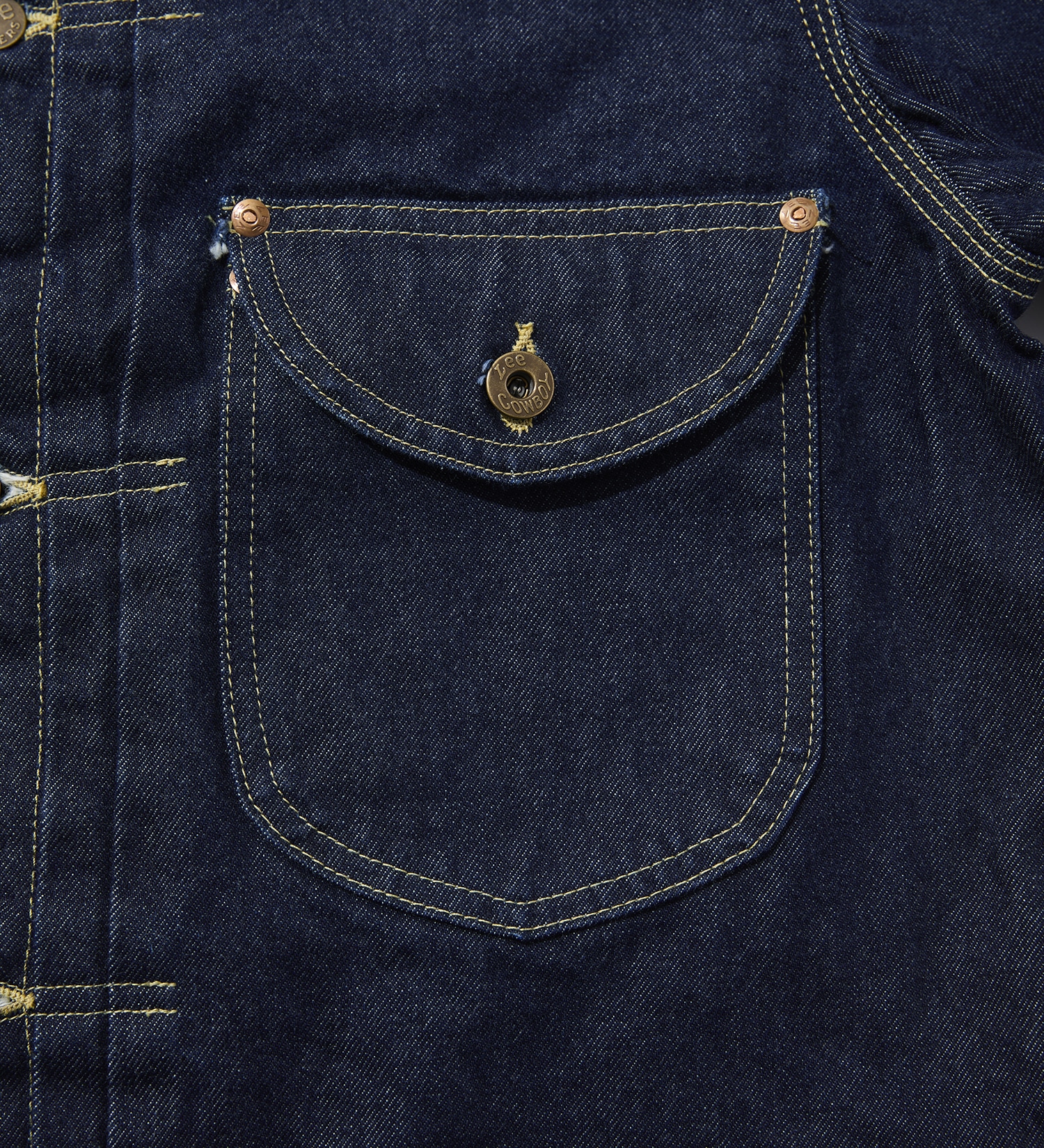 Lee(リー)の【直営店/EC別注】Doking Jacket / ドッキングデニムジャケット|ジャケット/アウター/デニムジャケット/メンズ|インディゴブルー