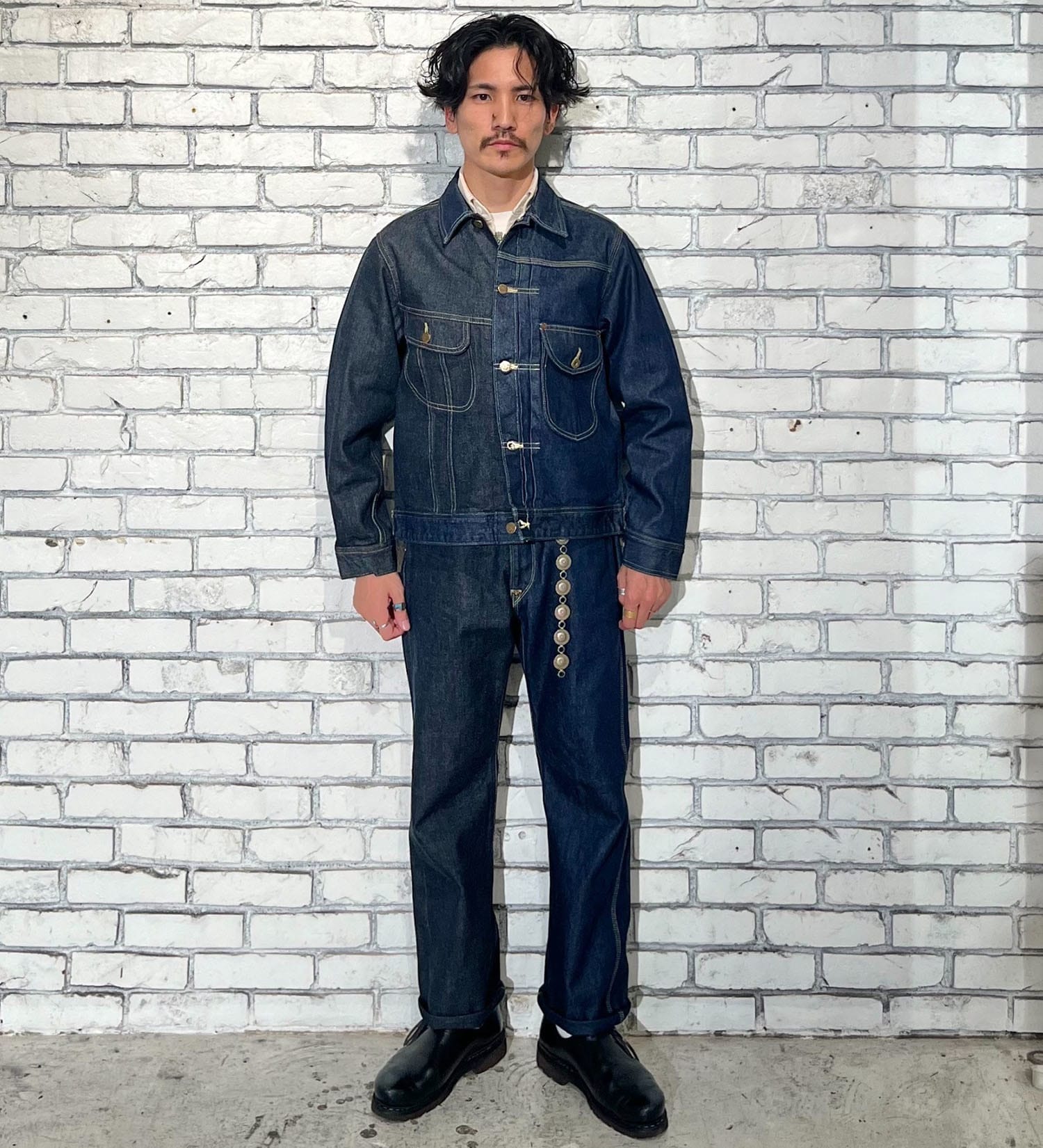 Lee(リー)の【直営店/EC別注】Docking Jacket / ドッキングデニムジャケット|ジャケット/アウター/デニムジャケット/メンズ|インディゴブルー