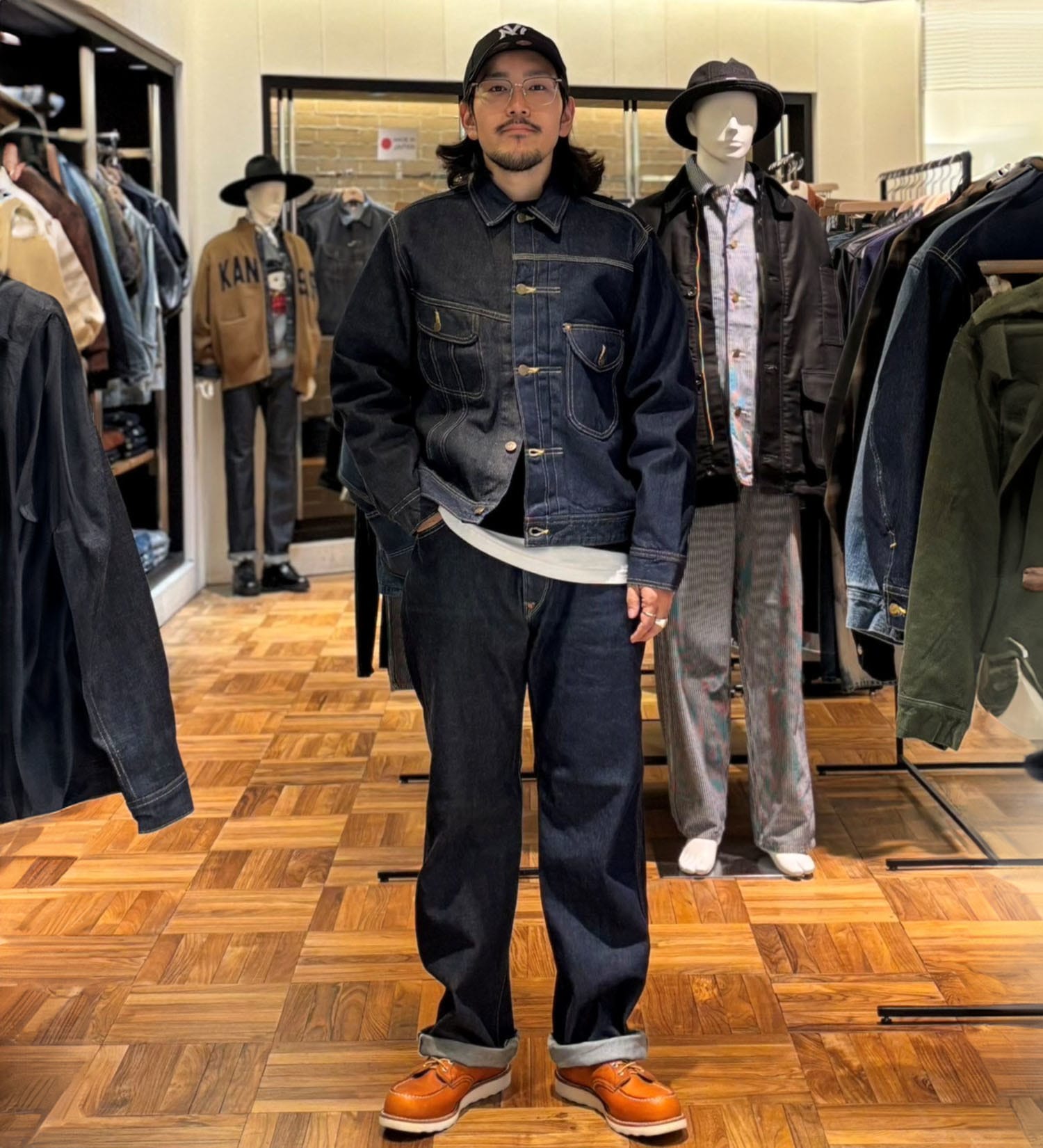 Lee(リー)の【直営店/EC別注】Docking Jacket / ドッキングデニムジャケット|ジャケット/アウター/デニムジャケット/メンズ|インディゴブルー