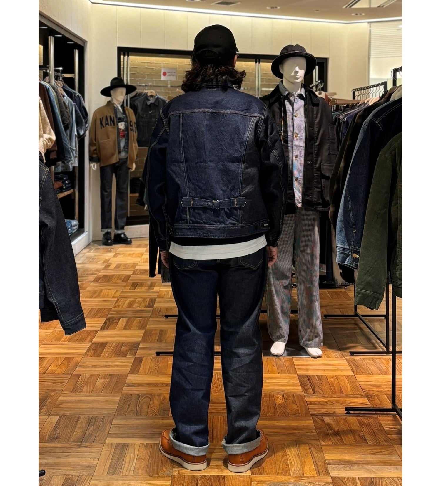 Lee(リー)の【直営店/EC別注】Docking Jacket / ドッキングデニムジャケット|ジャケット/アウター/デニムジャケット/メンズ|インディゴブルー
