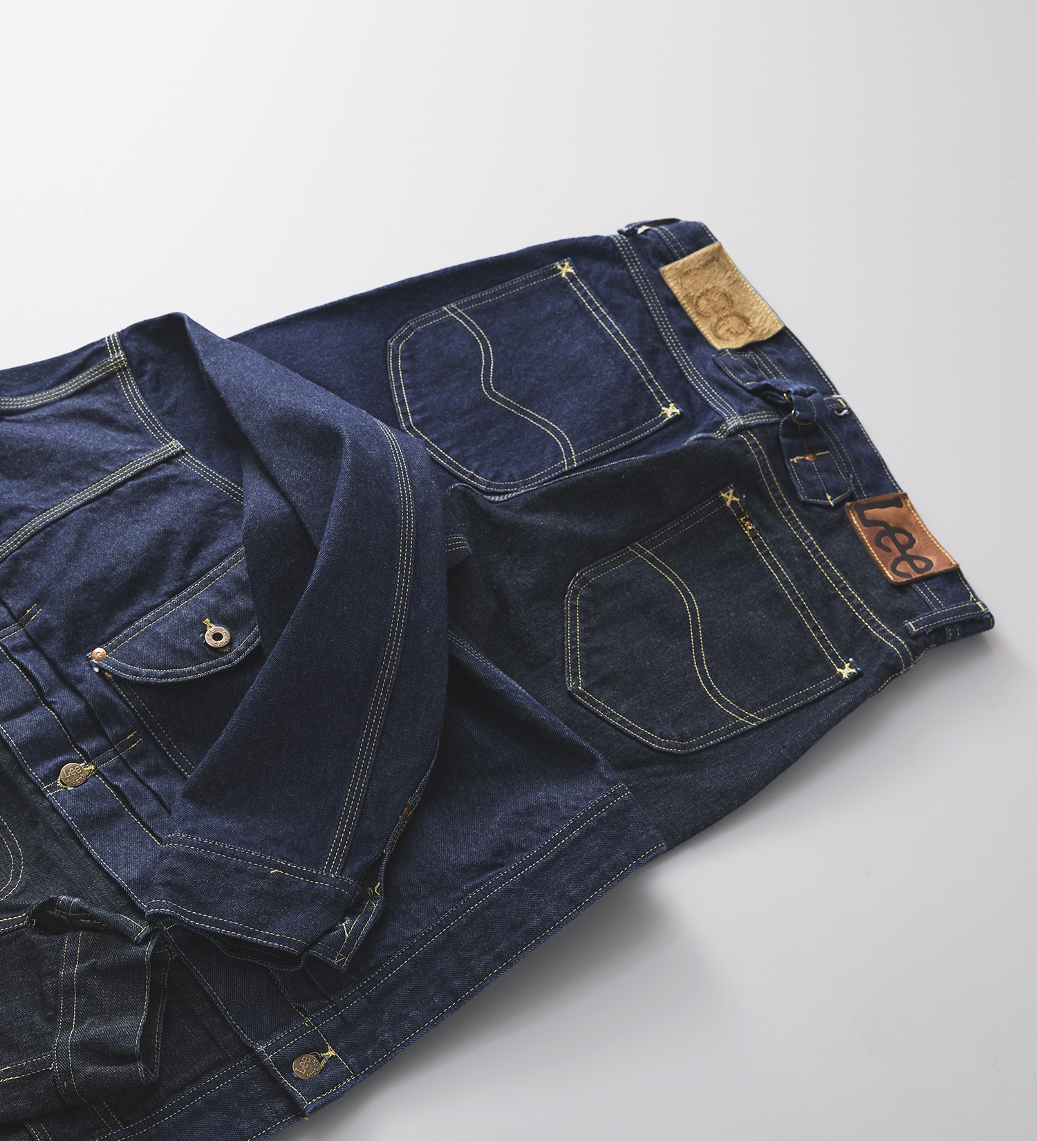 Lee(リー)の【直営店/EC別注】Doking Pants / ドッキングデニムパンツ|パンツ/デニム/ジーンズパンツ/メンズ|インディゴブルー