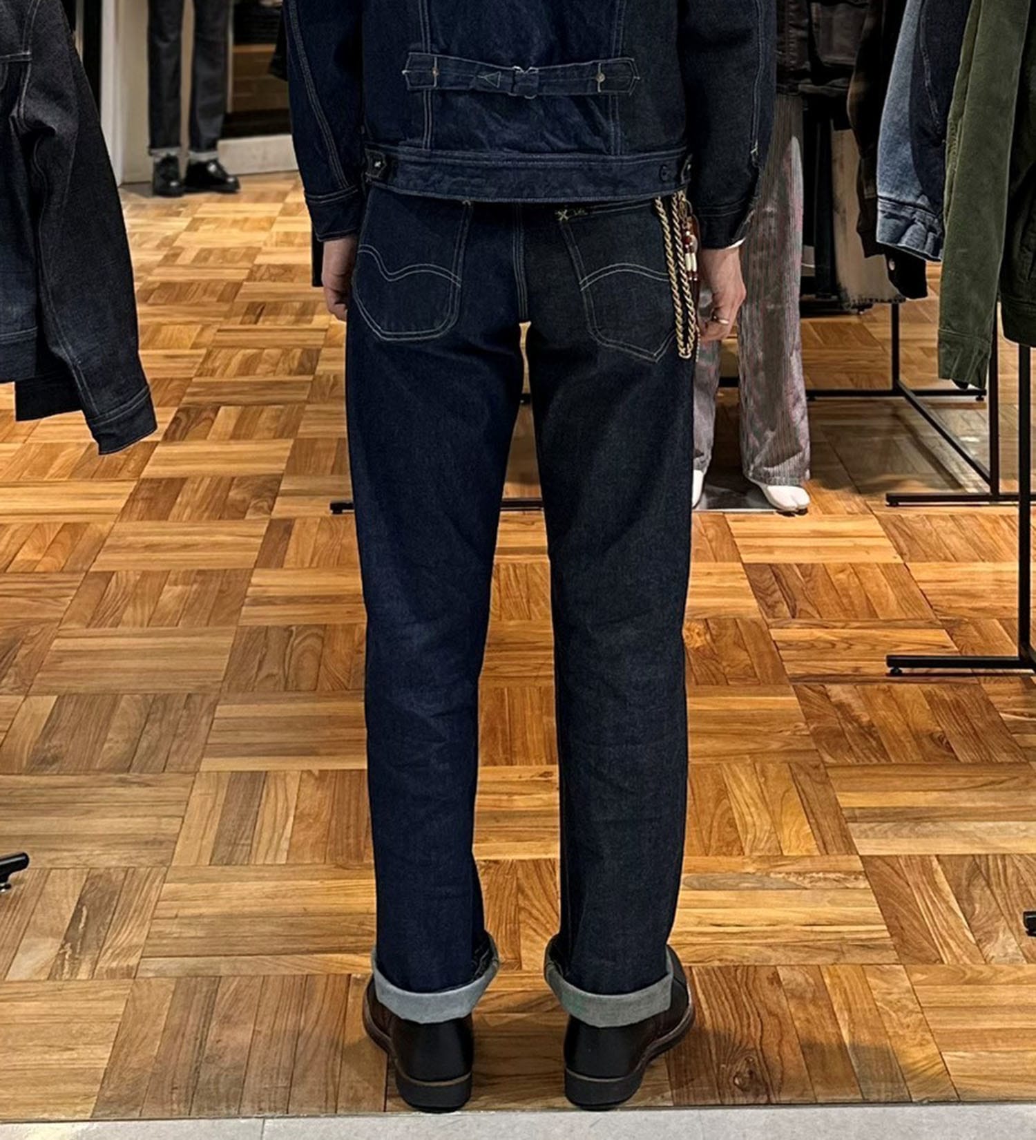 Lee(リー)の【直営店/EC別注】Docking Pants / ドッキングデニムパンツ|パンツ/デニム/ジーンズパンツ/メンズ|インディゴブルー