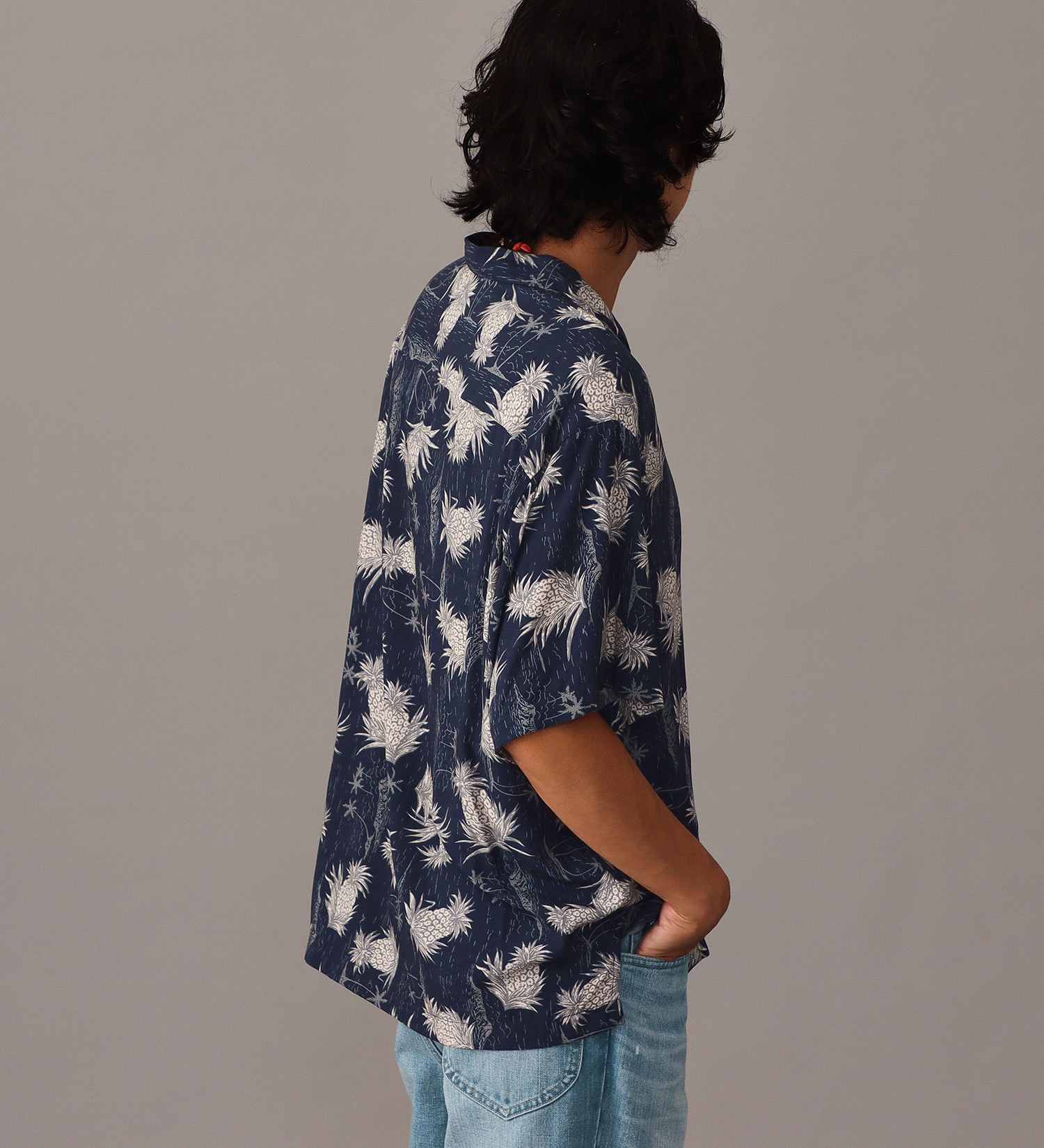 Lee(リー)の【直営店・WEB別注】ALOHA SHIRTS|トップス/シャツ/ブラウス/メンズ|ネイビー