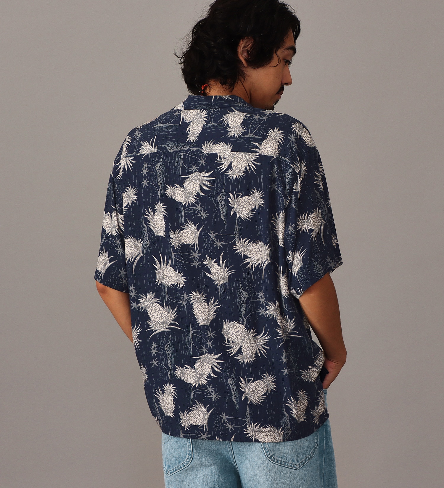 Lee(リー)の【直営店・WEB別注】ALOHA SHIRTS|トップス/シャツ/ブラウス/メンズ|ネイビー