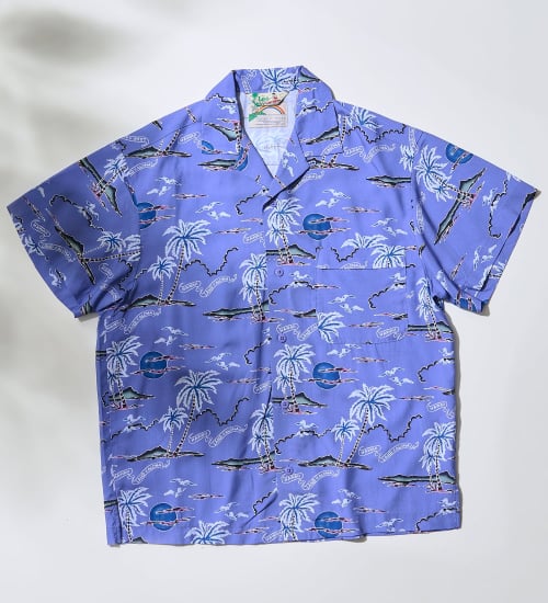 Lee(リー)の【直営店・WEB別注】ALOHA SHIRTS|トップス/シャツ/ブラウス/メンズ|パープル