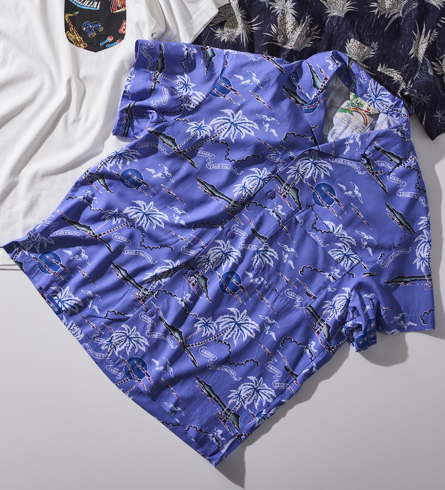 Lee(リー)の【直営店・WEB別注】ALOHA SHIRTS|トップス/シャツ/ブラウス/メンズ|パープル