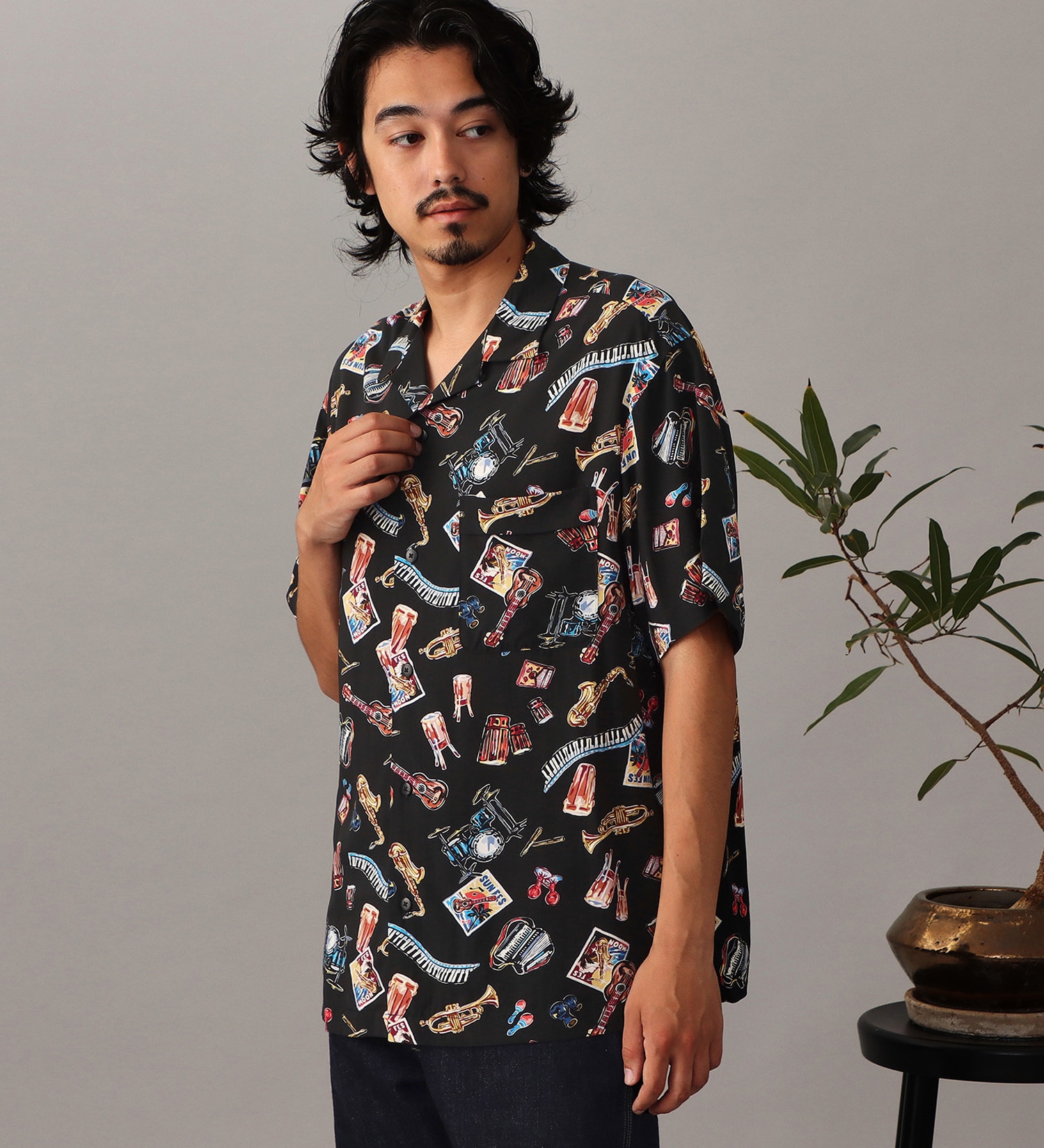 Lee(リー)の【直営店・WEB別注】ALOHA SHIRTS|トップス/シャツ/ブラウス/メンズ|ブラック