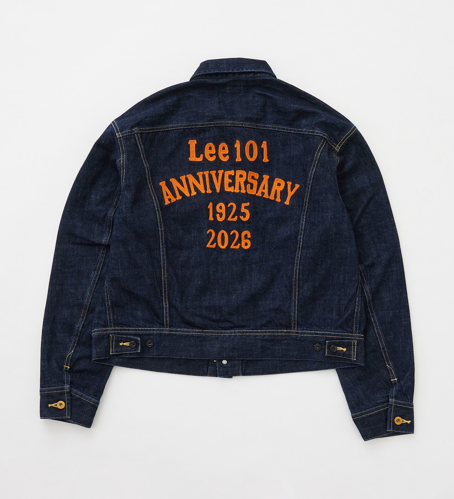 Lee(リー)の【直営店・WEB別注】101-J EMBROIDERY JACKET|ジャケット/アウター/デニムジャケット/メンズ|インディゴブルー