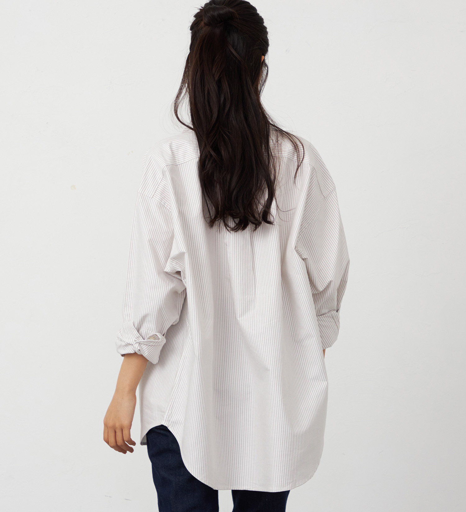 Lee(リー)の【EC/直営店別注】ビッグシャツ|トップス/シャツ/ブラウス/レディース|ベージュ