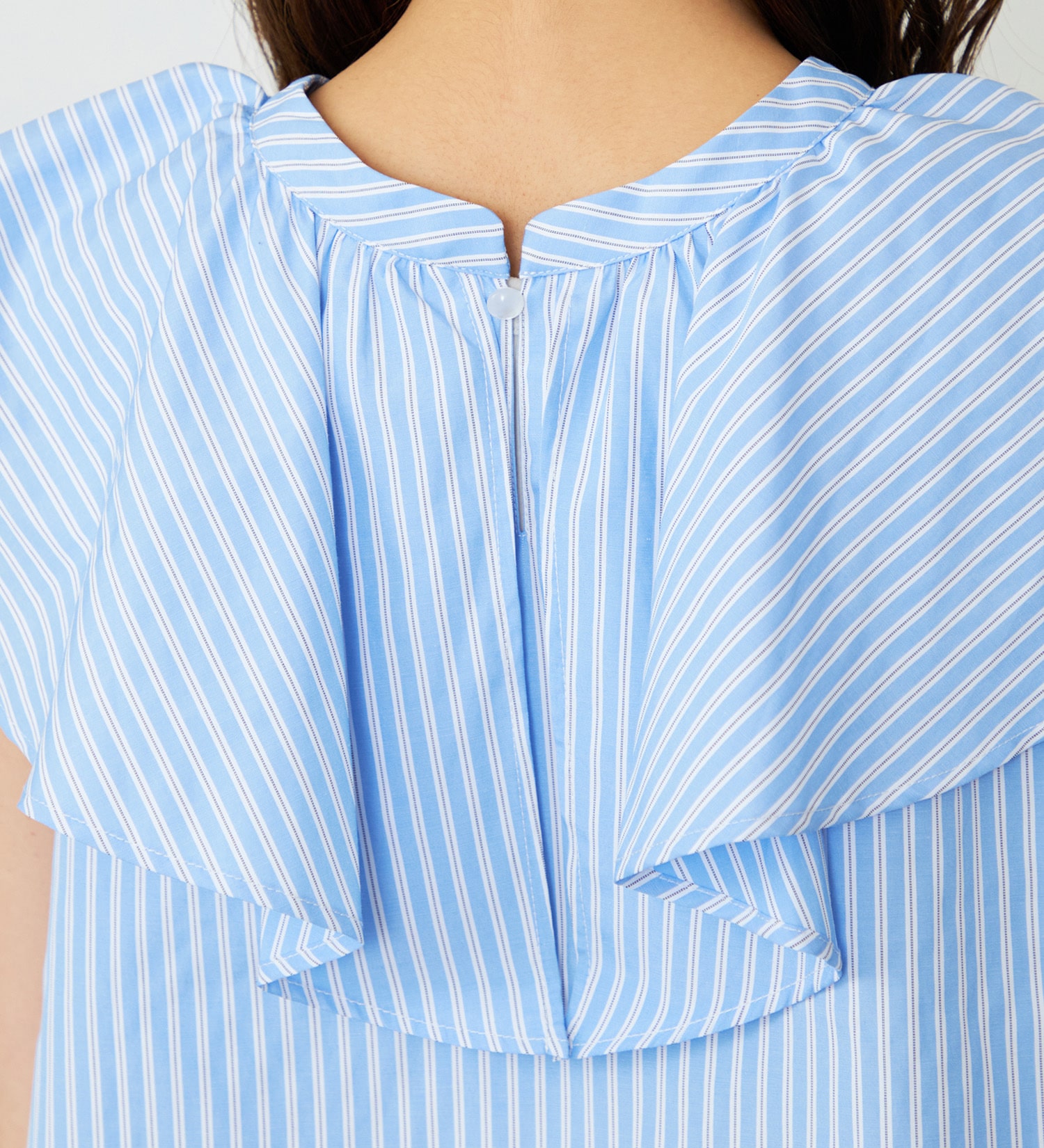 Lee(リー)の【FINAL SALE】フリルノースリーブシャツ|トップス/シャツ/ブラウス/レディース|ブルー