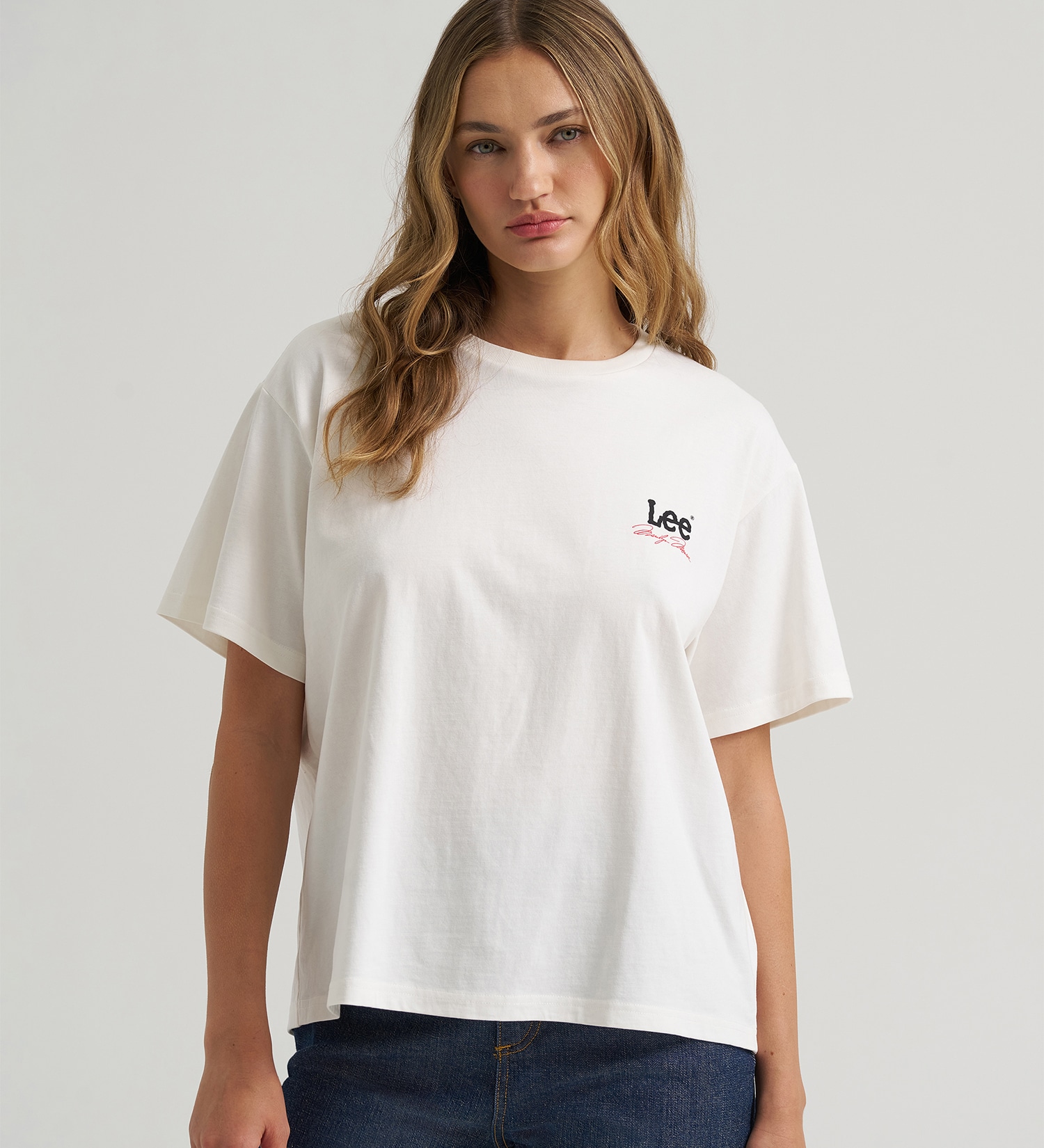 Lee(リー)の【Global Collaboration】Lee x Marilyn Monroe Girlfriend Tee STAR WHITE|トップス/Tシャツ/カットソー/レディース|ホワイト