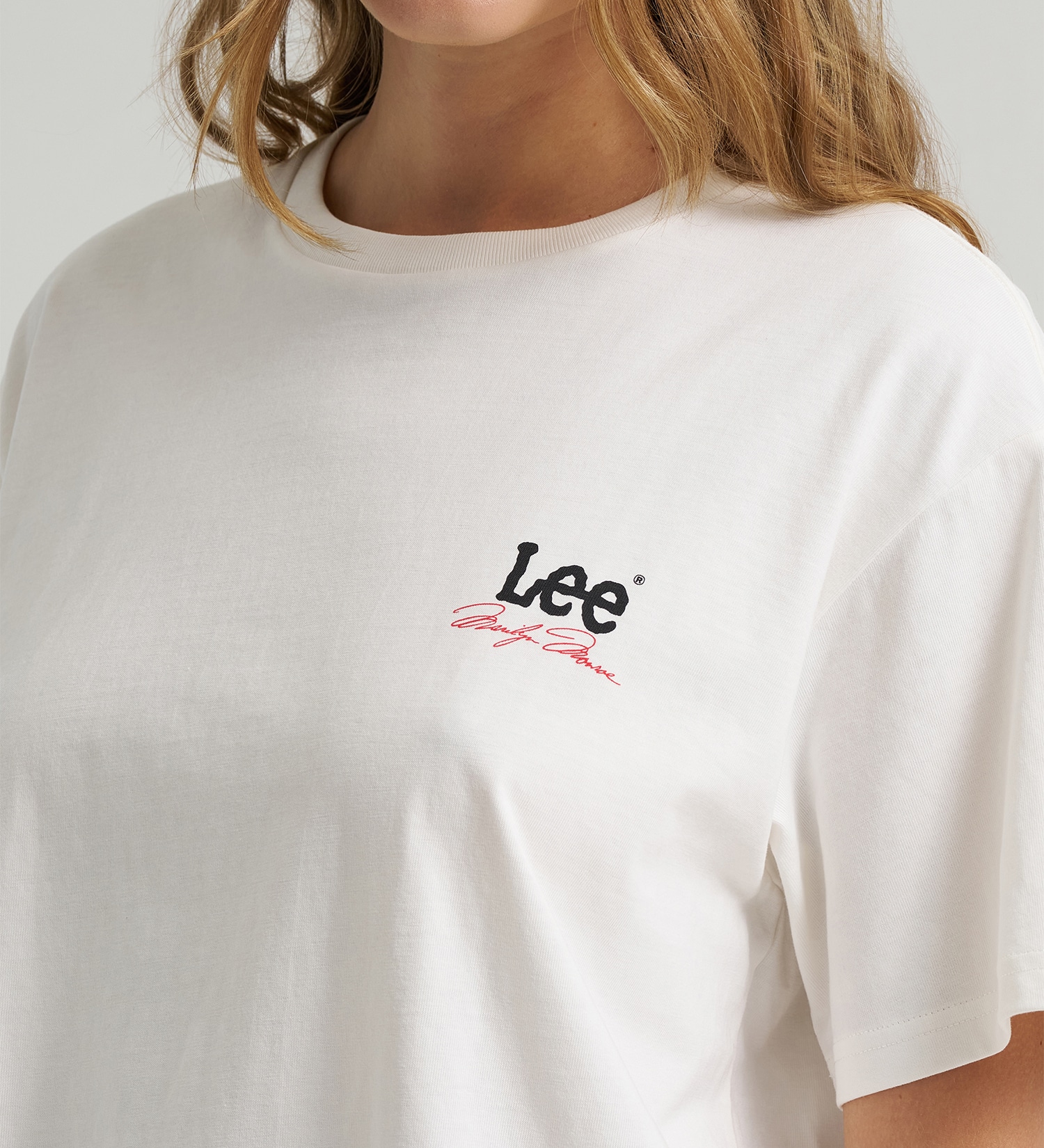 Lee(リー)の【Global Collaboration】Lee x Marilyn Monroe Girlfriend Tee STAR WHITE|トップス/Tシャツ/カットソー/レディース|ホワイト