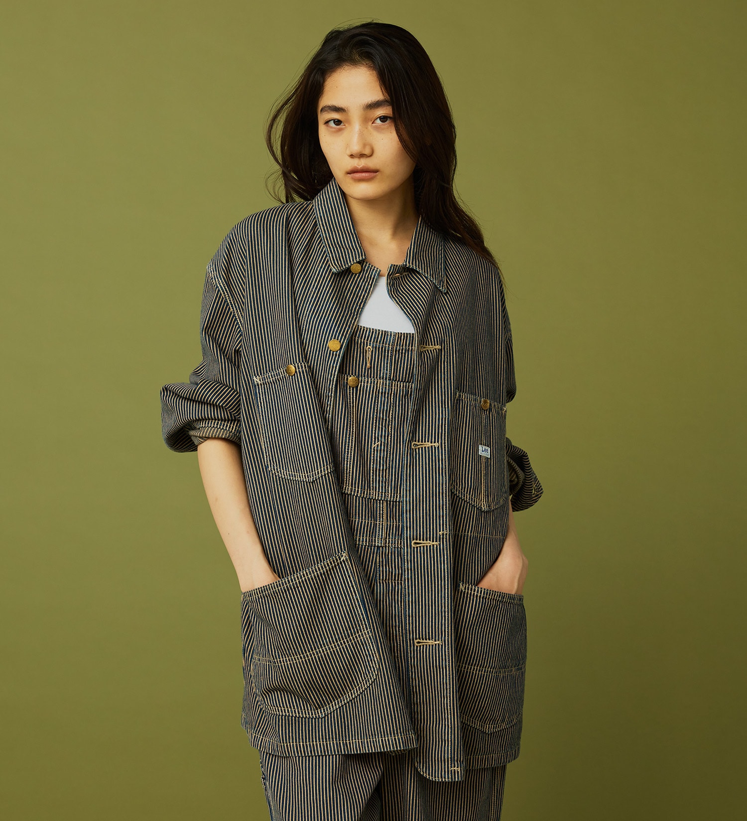 Lee(リー)の【秋冬NEWカラー】【ユニセックス】DUNGAREES ロコジャケット/カバーオール|ジャケット/アウター/カバーオール/メンズ|ヒッコリー