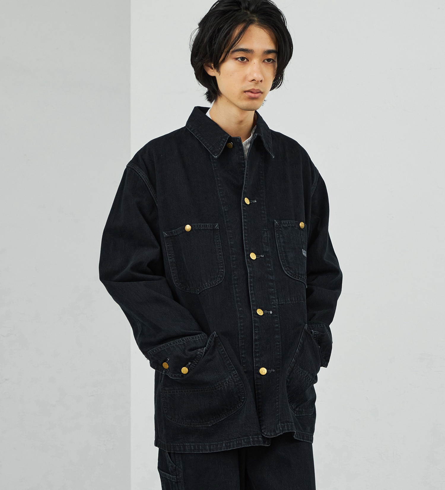 Lee(リー)の【おまとめ割】【試着対象】【秋冬NEWカラー】【ユニセックス】DUNGAREES ロコジャケット/カバーオール|ジャケット/アウター/カバーオール/メンズ|ブルー系その他