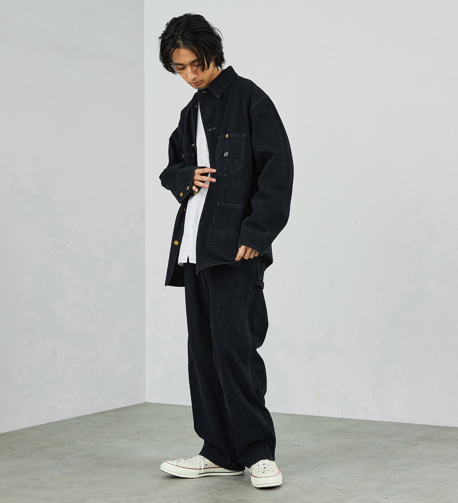 Lee(リー)の【おまとめ割】【試着対象】【秋冬NEWカラー】【ユニセックス】DUNGAREES ロコジャケット/カバーオール|ジャケット/アウター/カバーオール/メンズ|ブルー系その他