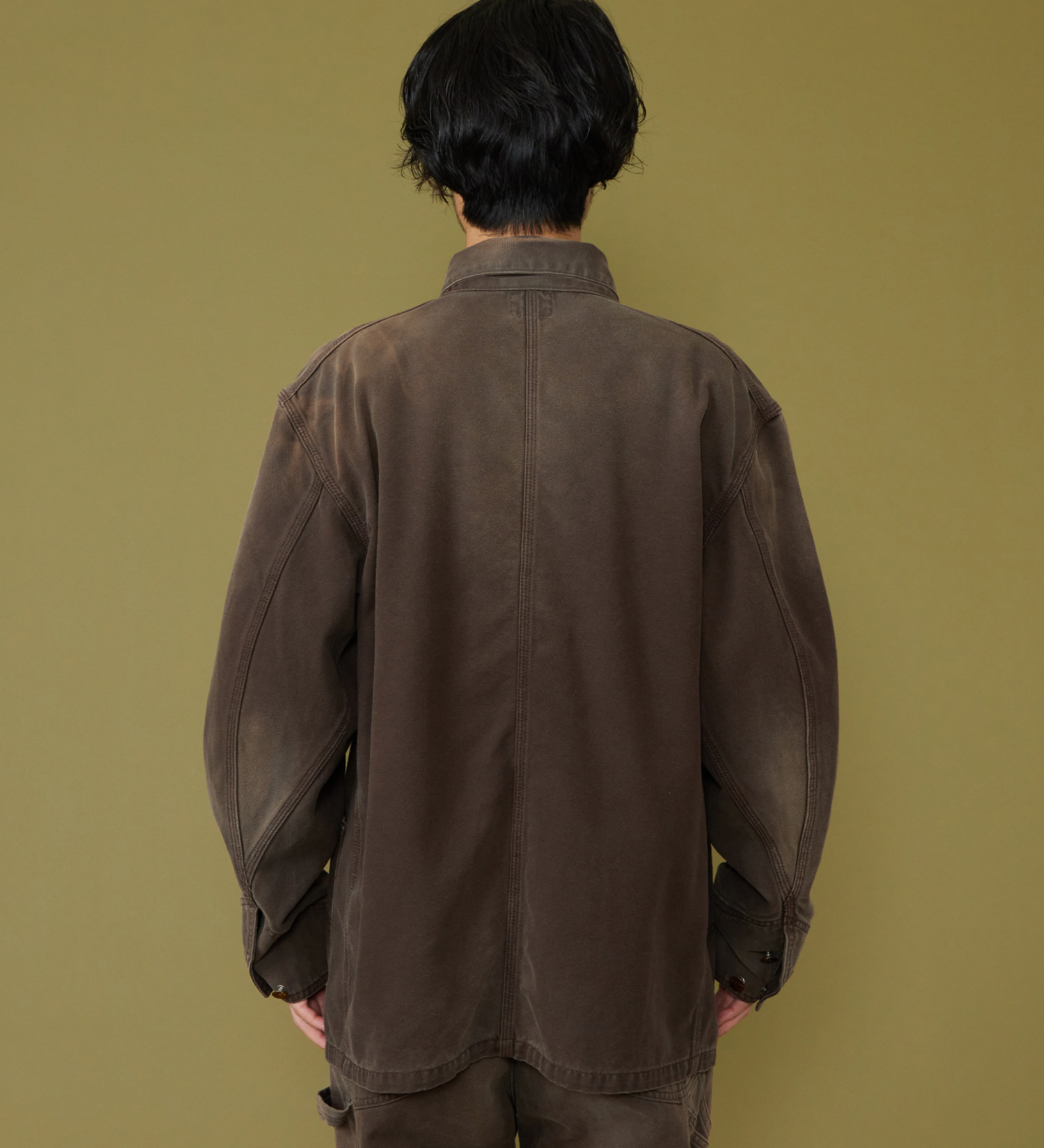 Lee(リー)のDUNGAREES ロコジャケット/カバーオール ダック素材【セットアップ可】|ジャケット/アウター/カバーオール/メンズ|ブラウン