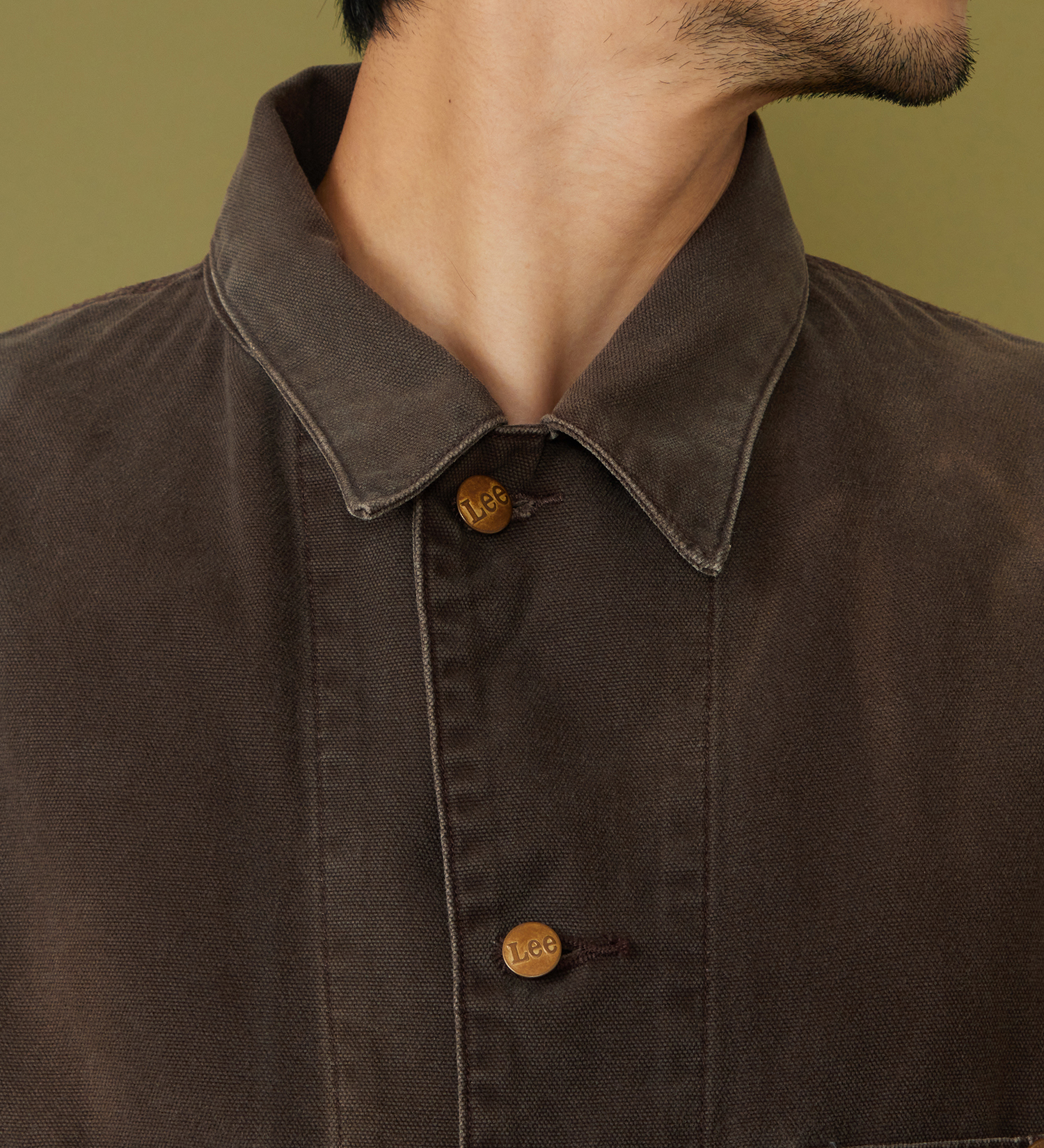 Lee(リー)のDUNGAREES ロコジャケット/カバーオール ダック素材【セットアップ可】|ジャケット/アウター/カバーオール/メンズ|ブラウン