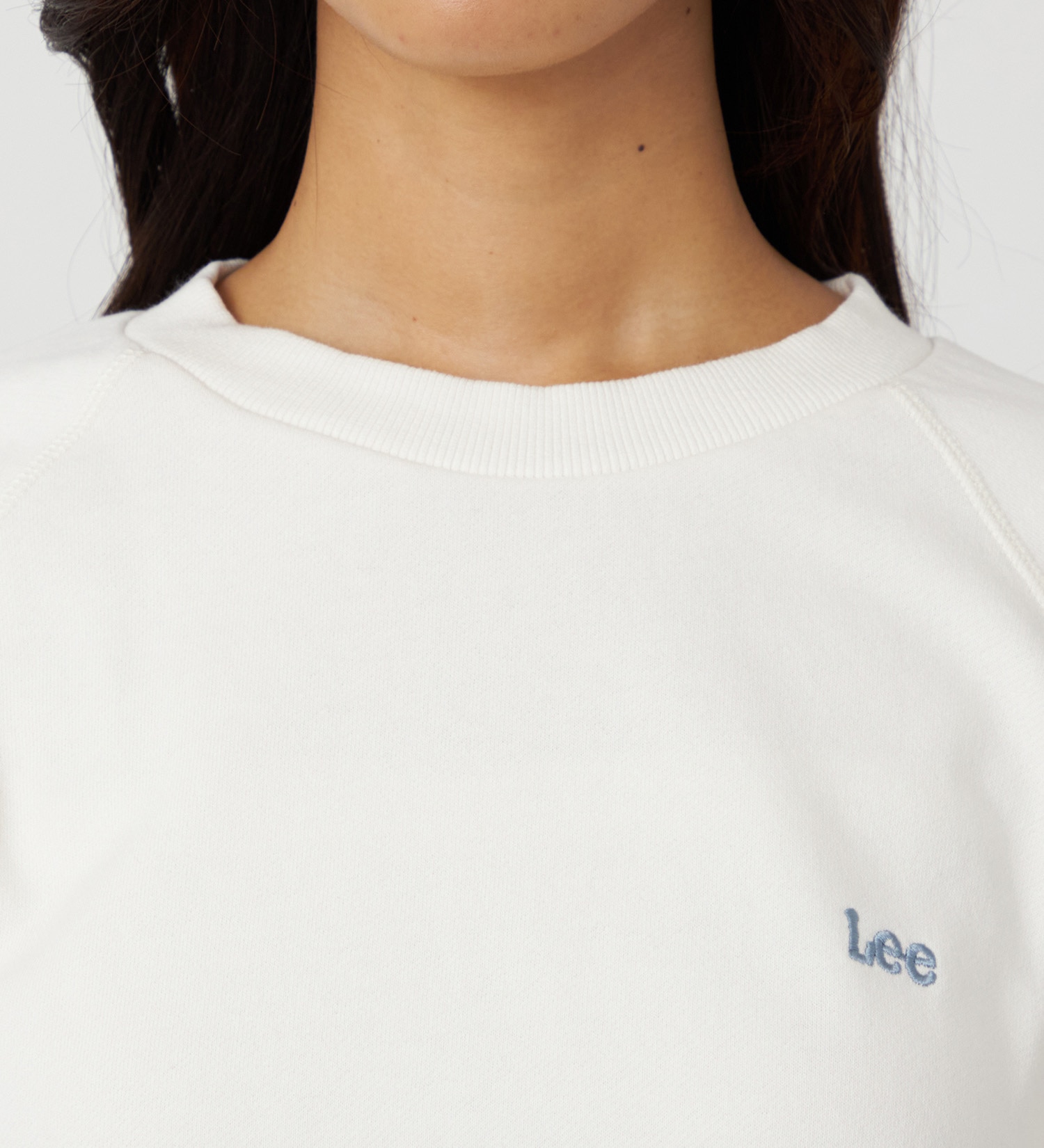 Lee(リー)のビッグフィットスウェット ニットパネル|トップス/スウェット/レディース|サックスブルー