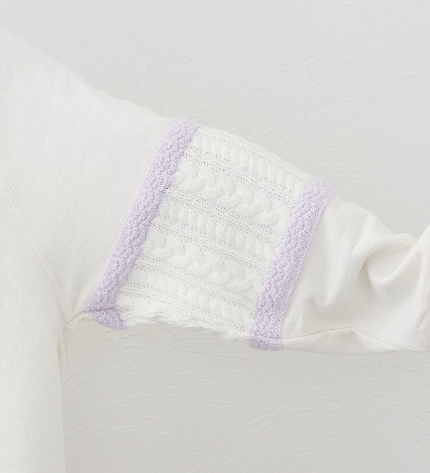 Lee(リー)のKNITPANELSLEEVE SWEAT/ニットパネルスリーブスウェット【親子】|トップス/スウェット/レディース|パープル