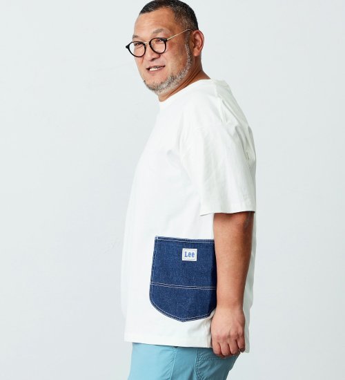 Lee(リー)の【SALE】【大きいサイズ】ペインターポケット　ショートスリーブTシャツ|トップス/Tシャツ/カットソー/メンズ|濃色ブルー
