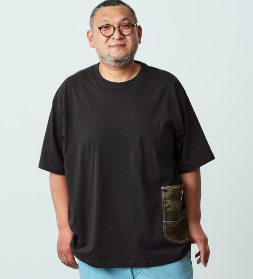 Lee(リー)の【大きいサイズ】ペインターポケット　ショートスリーブTシャツ|トップス/Tシャツ/カットソー/メンズ|グリーン系カモフラージュ
