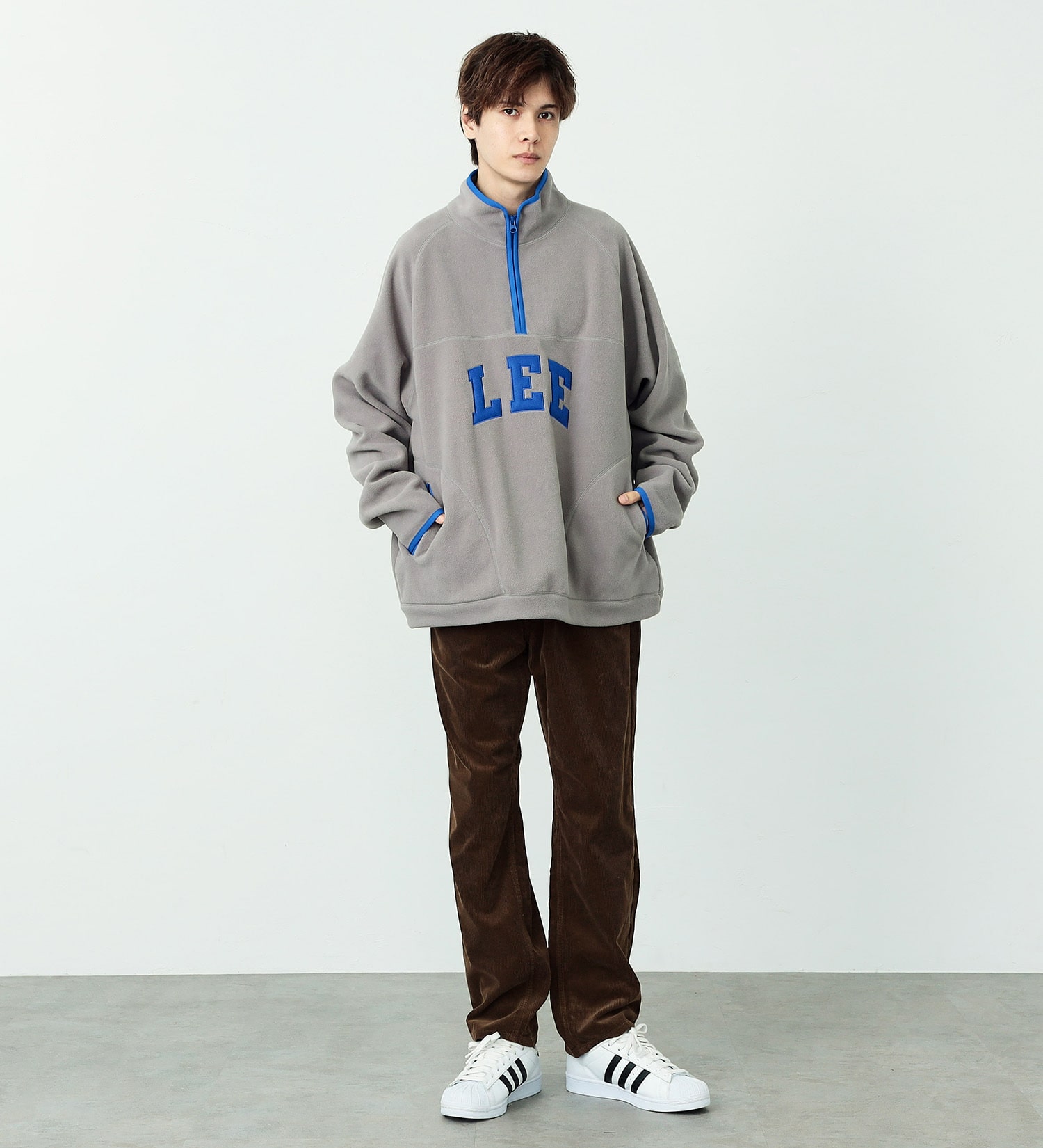 Lee(リー)の【再値下げSALE】ハーフジップ フリース|トップス/その他トップス/メンズ|グレー