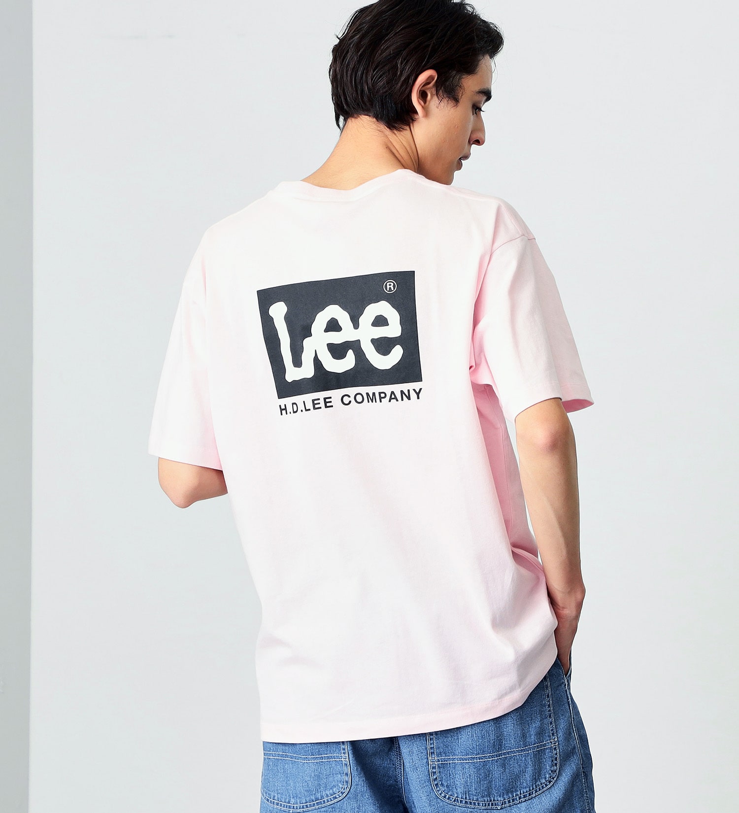 Lee(リー)の【ガレージセール】バックプリント半袖Tシャツ|トップス/Tシャツ/カットソー/メンズ|ピンク