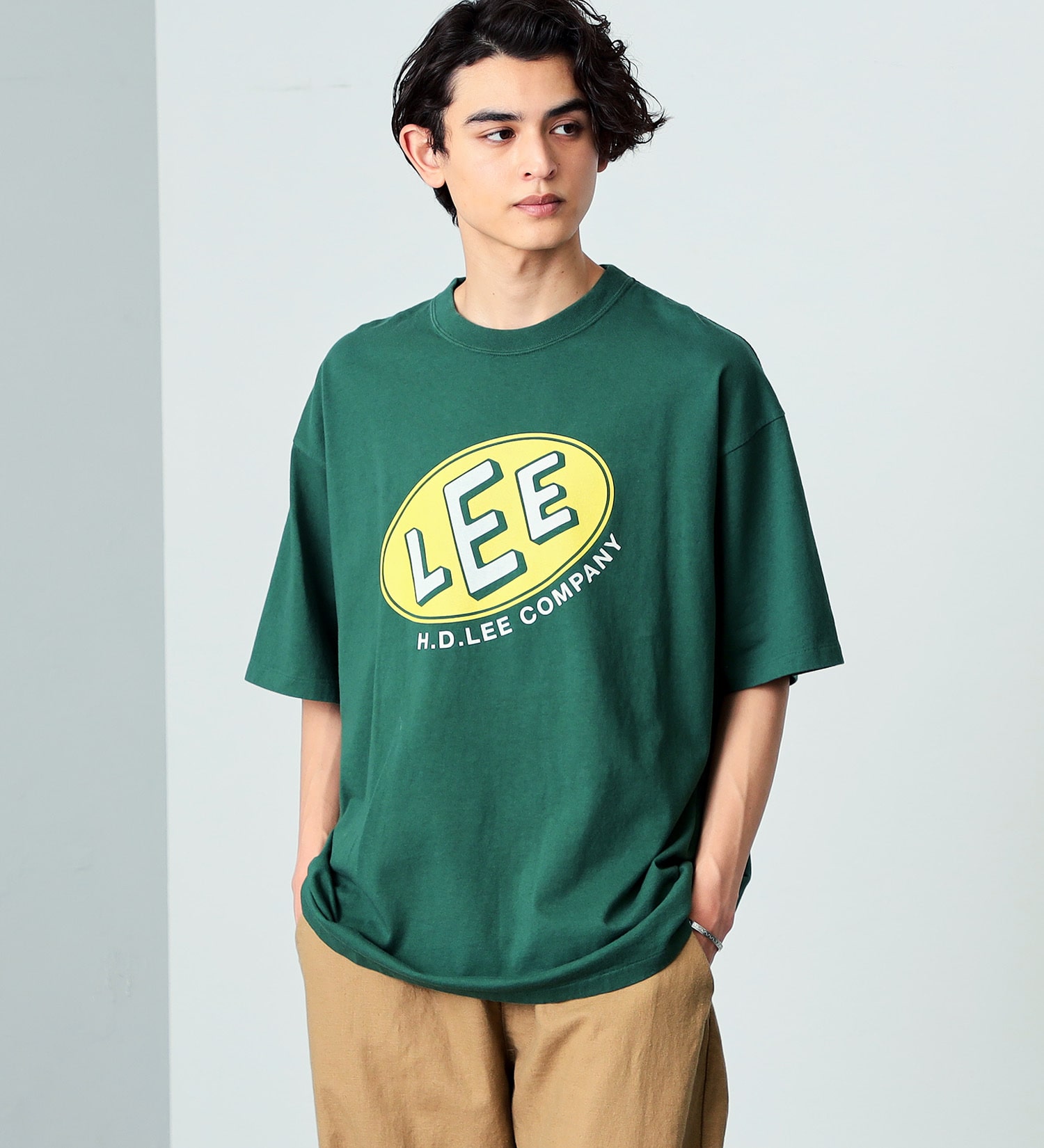 FINAL SALE】オーバルロゴ半袖Tシャツ|Lee|リー