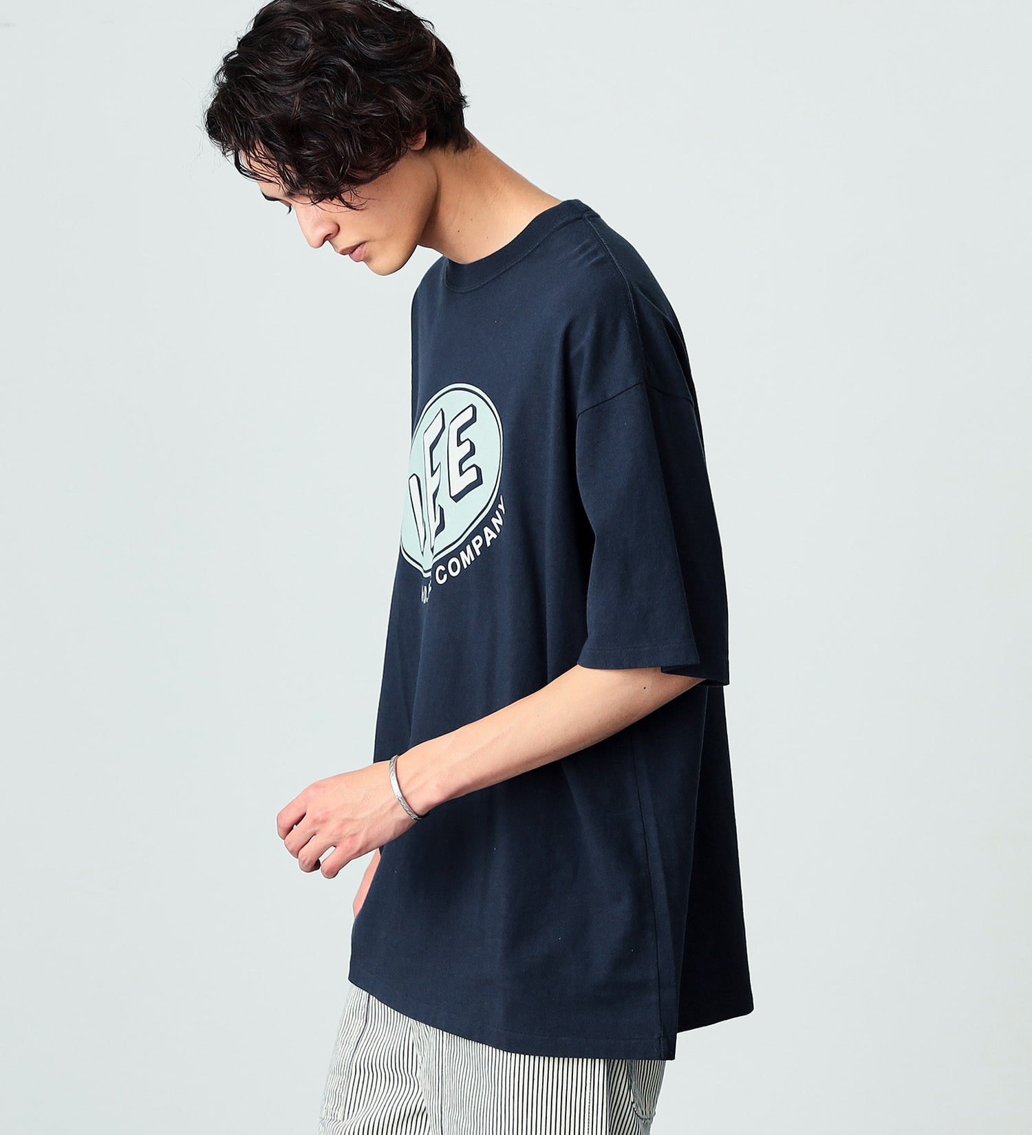 Lee(リー)の【おまとめ割】【SALE】オーバルロゴ半袖Tシャツ|トップス/Tシャツ/カットソー/メンズ|ネイビー