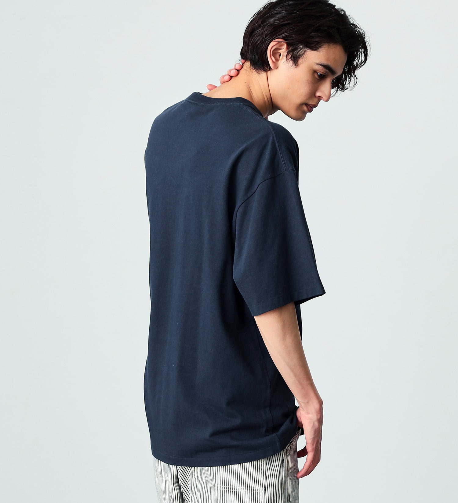 Lee(リー)の【おまとめ割】【SALE】オーバルロゴ半袖Tシャツ|トップス/Tシャツ/カットソー/メンズ|ネイビー