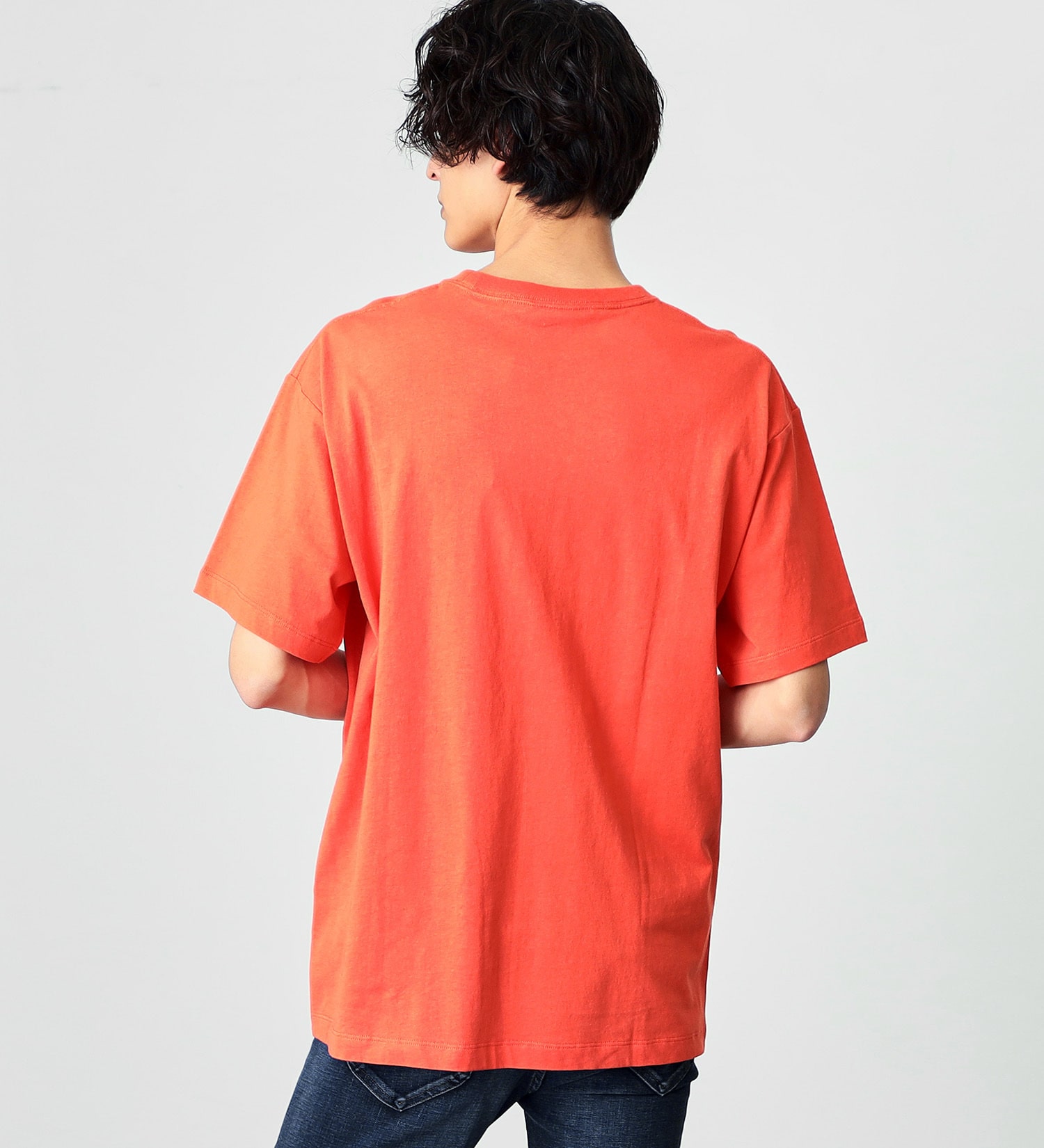 Lee(リー)の【SUMMER SALE】ポケットミニ刺繍 半袖Tシャツ|トップス/Tシャツ/カットソー/メンズ|オレンジ