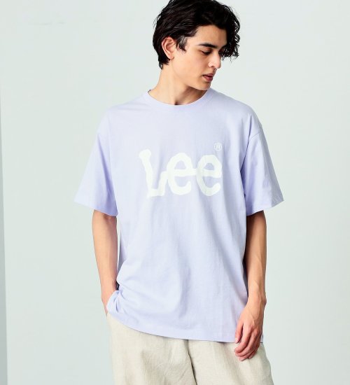 Lee(リー)の【大きいサイズ】Leeロゴ半袖Tシャツ|トップス/Tシャツ/カットソー/メンズ|パープル