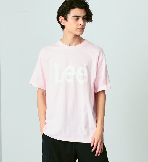 Lee(リー)の【大きいサイズ】Leeロゴ半袖Tシャツ|トップス/Tシャツ/カットソー/メンズ|ピンク