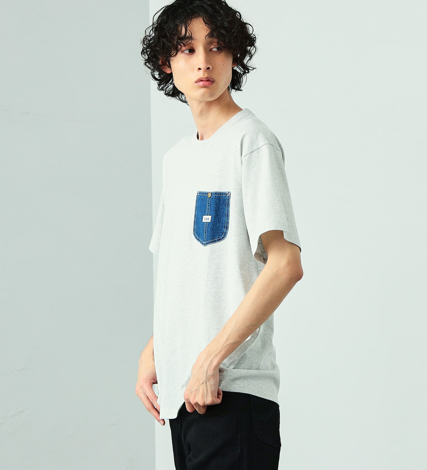 FINAL SALE】デニムポケット半袖Tシャツ|Lee|リー