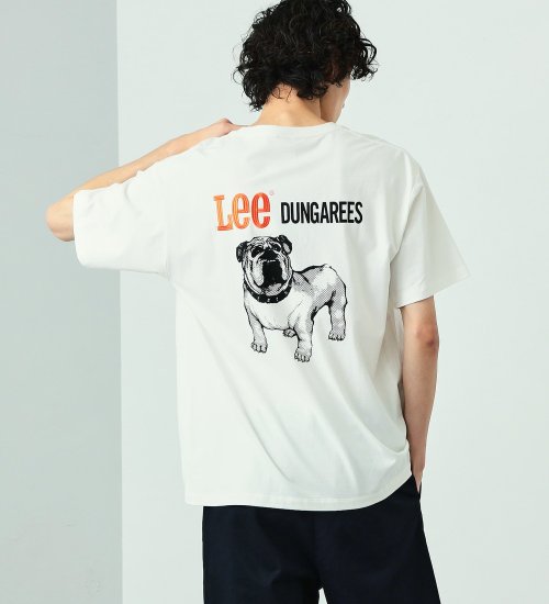 Lee(リー)のブルドッグプリント 半袖Tシャツ|トップス/Tシャツ/カットソー/メンズ|ホワイト