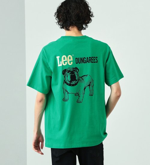 Lee(リー)のブルドッグプリント 半袖Tシャツ|トップス/Tシャツ/カットソー/メンズ|グリーン