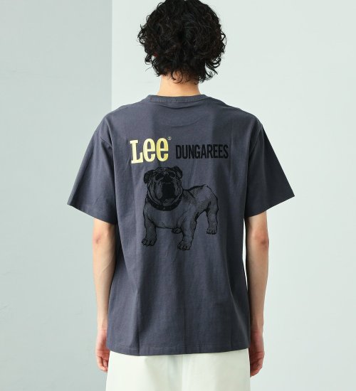 Lee(リー)のブルドッグプリント 半袖Tシャツ|トップス/Tシャツ/カットソー/メンズ|チャコールグレー