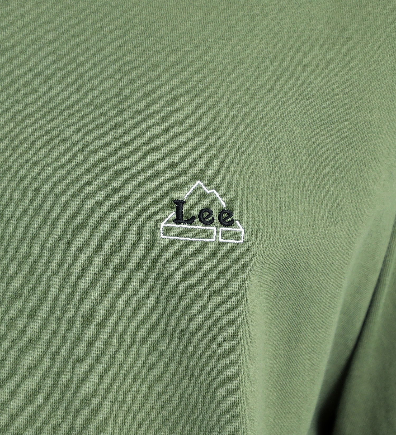 Lee(リー)の【おまとめ割対象】【Lee OUTDOORS】バックプリント(オールドアド)　半袖Tシャツ|トップス/Tシャツ/カットソー/メンズ|グリーン