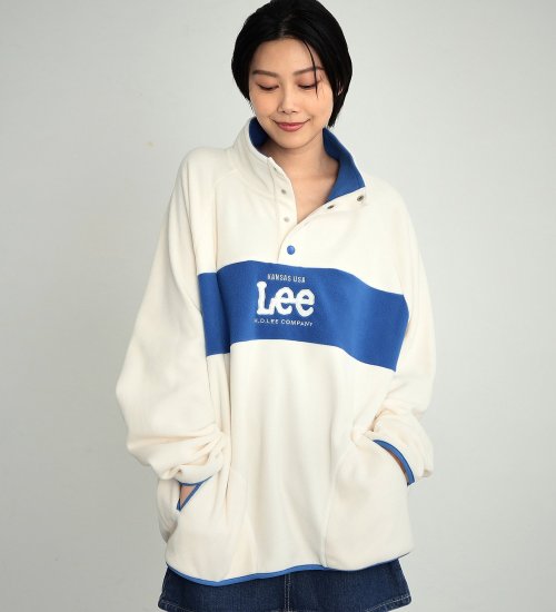 Lee(リー)の【決算SALE】【ユニセックス】Lee フリースプルオーバー|トップス/その他トップス/メンズ|オフホワイト