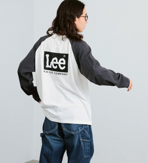 Lee(リー)の【SALE】Lee バックプリント ラグラン ロングスリーブTee|トップス/Tシャツ/カットソー/メンズ|チャコールグレー