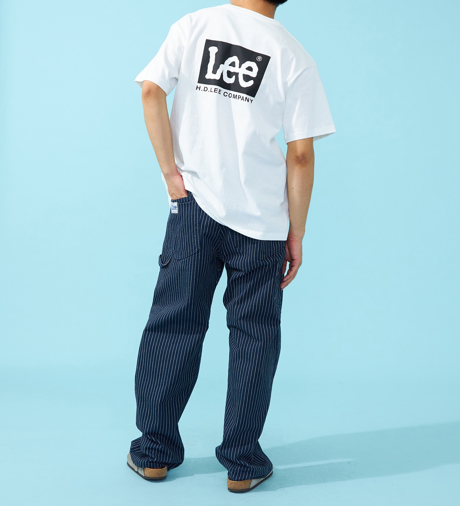 Lee(リー)の【GW SALE】Lee バックプリント ショートスリーブTee|トップス/Tシャツ/カットソー/メンズ|ホワイト