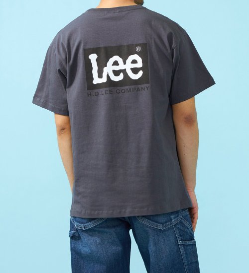 Lee(リー)のLee バックプリント ショートスリーブTee|トップス/Tシャツ/カットソー/メンズ|チャコールグレー