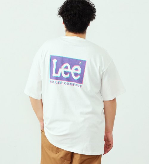 Lee(リー)の【大きいサイズ】Lee バックプリント ショートスリーブTee|トップス/Tシャツ/カットソー/メンズ|ホワイト