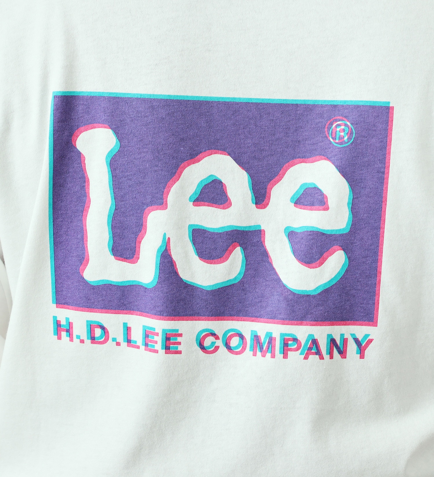 Lee(リー)の【ポイントアップ対象】【大きいサイズ】Lee バックプリント ショートスリーブTee|トップス/Tシャツ/カットソー/メンズ|ホワイト