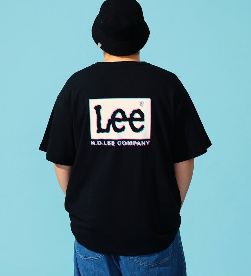 Lee(リー)の【ポイントアップ対象】【大きいサイズ】Lee バックプリント ショートスリーブTee|トップス/Tシャツ/カットソー/メンズ|ブラック