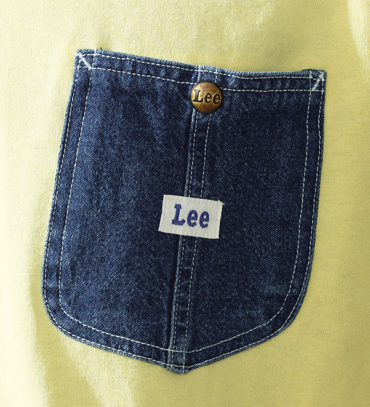 Lee(リー)のデニムポケット ショートスリーブTee|トップス/Tシャツ/カットソー/メンズ|イエロー