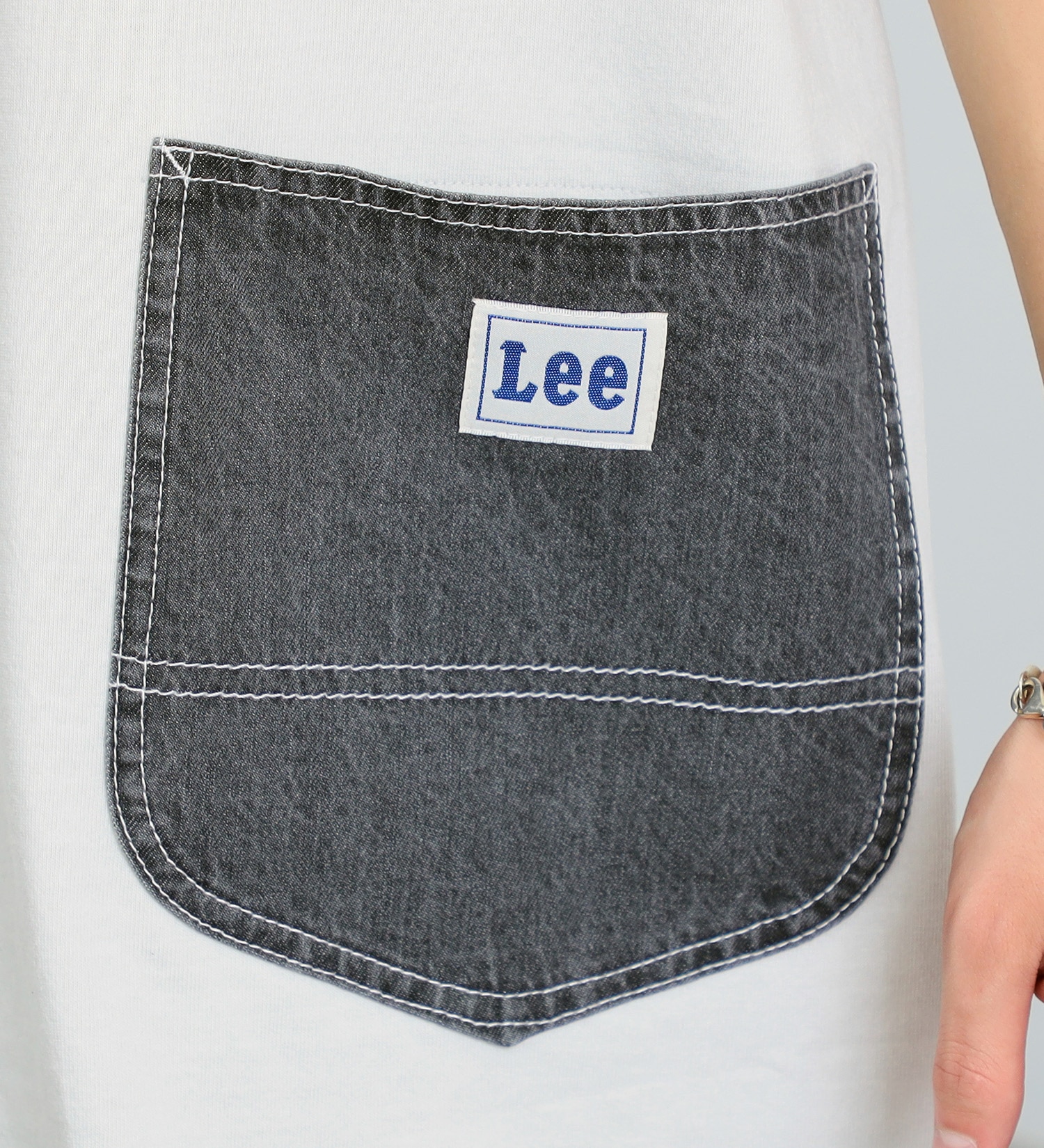 Lee(リー)のペインターダブルポケット ショートスリーブTee|トップス/Tシャツ/カットソー/メンズ|グレー